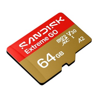 [MẪU MỚI] Thẻ nhớ MicroSDXC SanDisk Extreme GO 64GB V30 U3 A2 đọc 170MB/s ghi 90MB/s - hỗ trợ 4K UHD