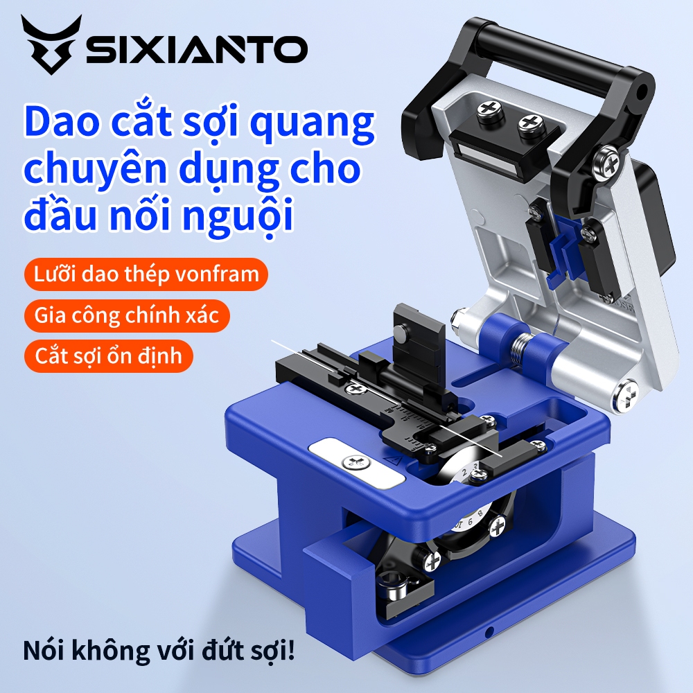 Máy cắt sợi quang FC-6S bộ dụng cụ chính xác cao dao tự động trả về máy cắt cáp quang dây nối da dao cắt sợi trần