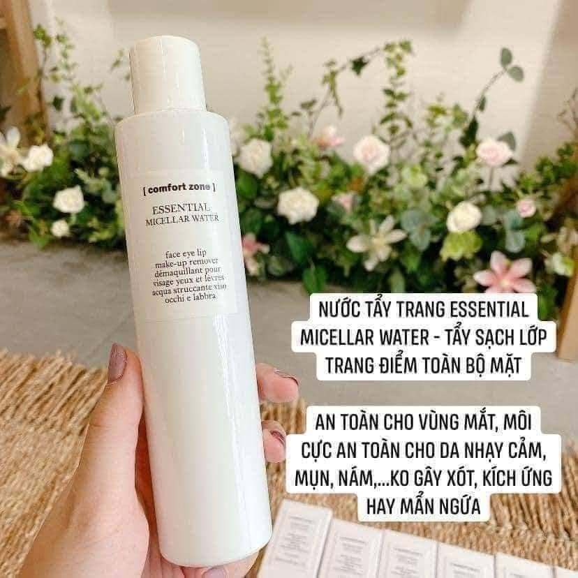 [HÀNG CÔNG TY] Nước Tẩy Trang Comfort Zone Micellar Water 200ml | Làm Sạch Sâu Dịu Nhẹ