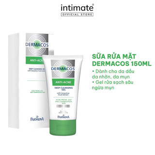 Sữa Rửa Mặt Dịu Nhẹ Làm Sạch Sâu Dermacos Anti-Acne Deep Cleansing Gel 150ml