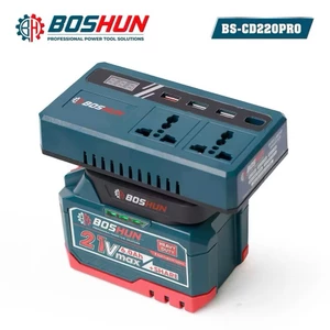 Đế Chuyển Đổi Nguồn Điện 21V-220V Chân Pin M21 Có Đèn Led Kèm 3 Cổng Sạc Nhanh 3.0.Thẻ bảo hành 12 tháng.