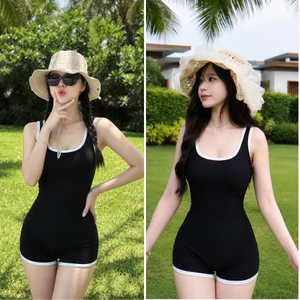 Jumpsuit nữ đi biển CÓ MÚT NGƯC, Set đồ đi biển dáng ngắn, bodysuit, swimsuit ôm body áo liền quần sexy, mặc mát, SET03