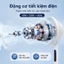 Quạt Cây Thông Minh 7 Cánh Qcooker, Quạt Cây Đứng Tiết Kiệm Điện Điều Khiển Từ Xa, 8 Chế Độ Gió Mát Lạnh