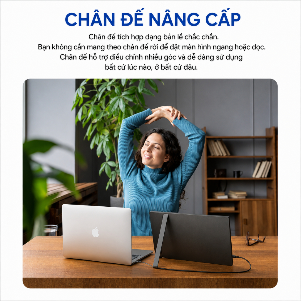 Màn Hình Di Động ARZOPA Z1C 16.1" IPS FHD | 100% sRGB | HDR | USB-C HDMI | Chính Hãng | BigBuy360 - bigbuy360.vn