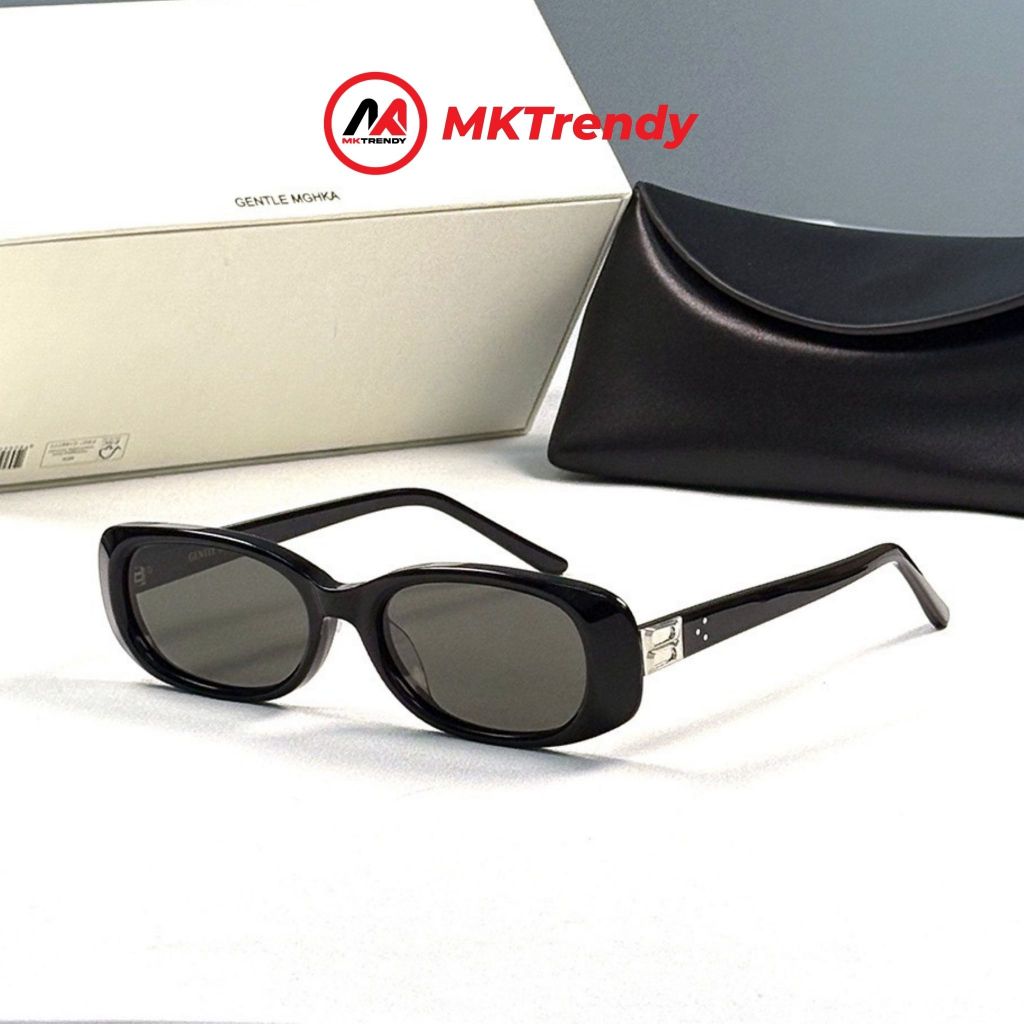 Kính râm gọng vuông MKTRENDY kính mát chống tia UV thời trang nam nữ phong cách sang trọng cao cấp T603