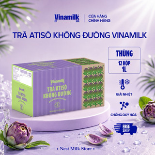 Trà Atisô Không Đường Vinamilk 1L - Thùng 12 Hộp
