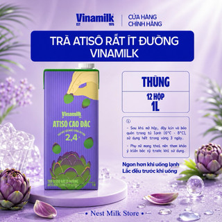 Trà Atisô Không Đường Vinamilk 1L - Thùng 12 Hộp