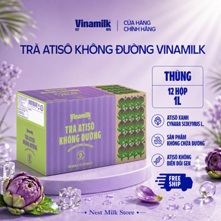 Trà Atisô Không Đường Vinamilk 1L - Thùng 12 Hộp