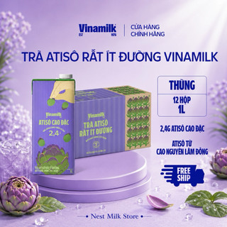 Trà Atisô Rất Ít Đường Vinamilk 1L - 12 Hộp