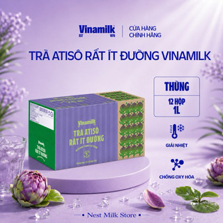 Trà Atisô Rất Ít Đường Vinamilk 1L - 12 Hộp