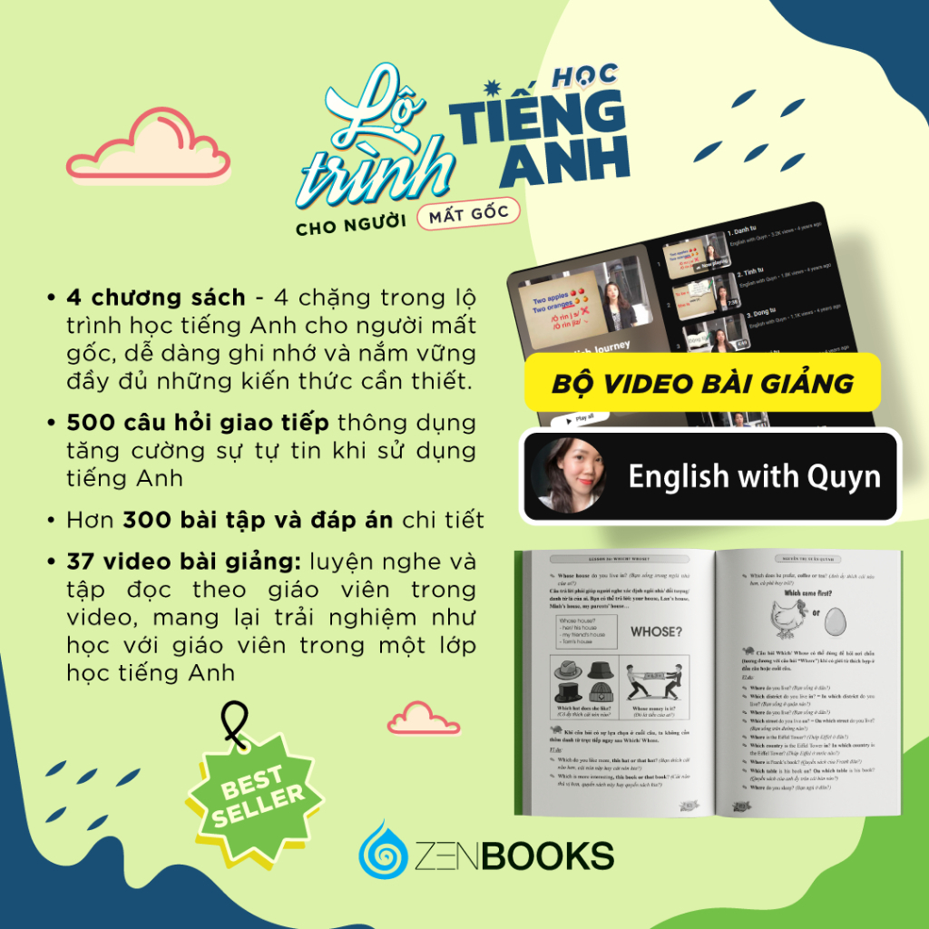 Sách - Giải Thích Ngữ Pháp Tiếng Anh và Lộ Trình Học Tiếng Anh - Từ Cơ Bản Đến Chuẩn Ngữ Pháp