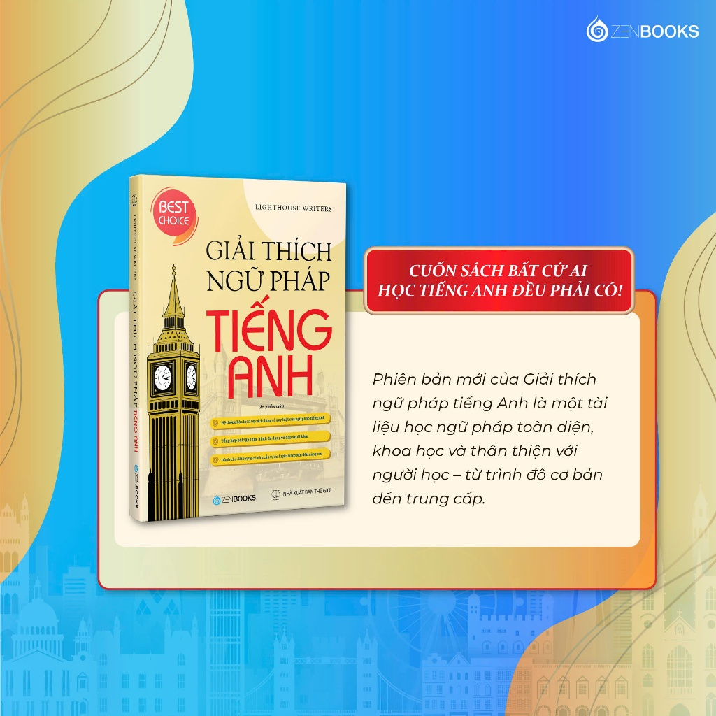 Sách - Giải Thích Ngữ Pháp Tiếng Anh và Lộ Trình Học Tiếng Anh - Từ Cơ Bản Đến Chuẩn Ngữ Pháp
