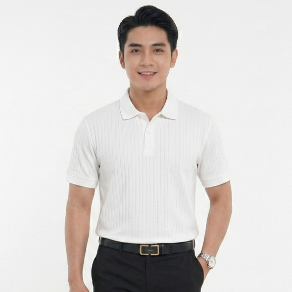 Áo PoloTăm Gân Nam AZ FASHION Cao Cấp Áo Thun Nam Có Cổ Vải Đũi Gân Co Giãn 4 Chiều Phong Cách Hàn Quốc Lịch Lãm