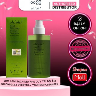 Sữa Rửa Mặt Làm Sạch Sâu, Giảm Dầu Mụn oh!oh! Glyz Daily Youth Refresh Cleanser