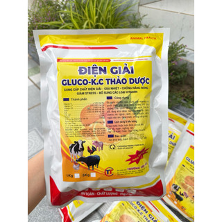 ĐIỆN GIẢI - GLUCO-K.C THẢO DƯỢC gói 200g .Chống Nóng, Giải Nhiệt, tăng đề kháng, giảm Stress