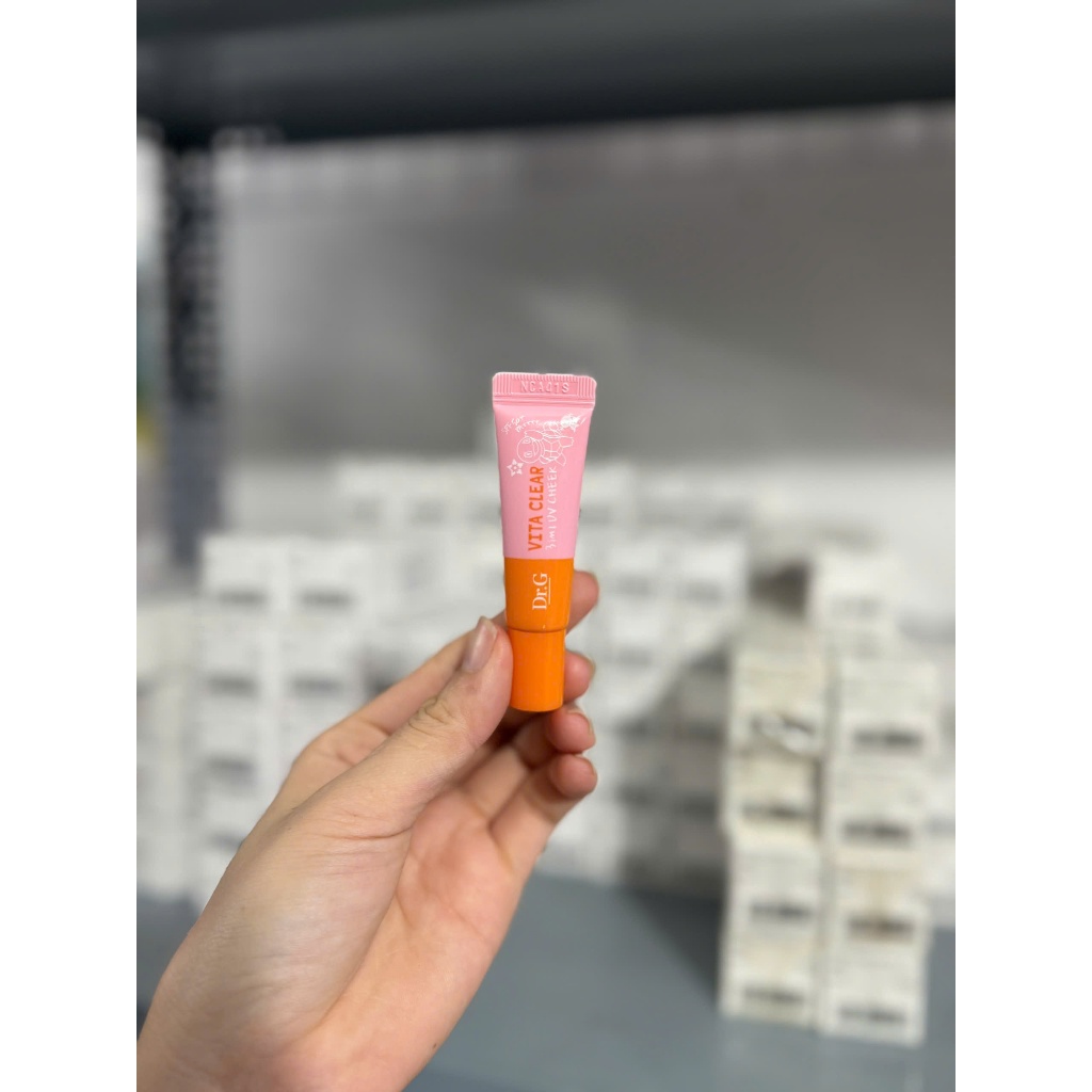 (Mini) Má Hồng Trang Điểm Dr.G Vita Clear Mini UV Cheek 5ml