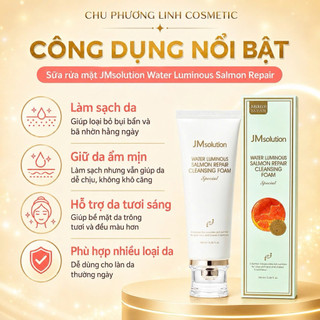 [Mua 1 tặng 1] Sữa rửa mặt trứng cá hồi JM Solution CB0380