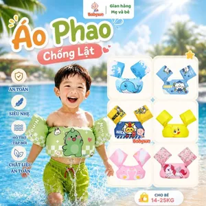 Áo Phao Bơi lưng ngực chống lật toàn thân Cho Bé tập bơi BABYSUN Siêu Tiện Lợi Siêu Đáng Yêu- Phao Bơi Trẻ Em
