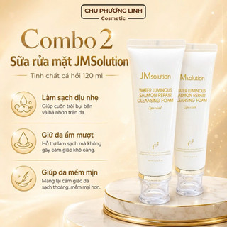 [Mua 1 tặng 1] Sữa rửa mặt trứng cá hồi JM Solution CB0380