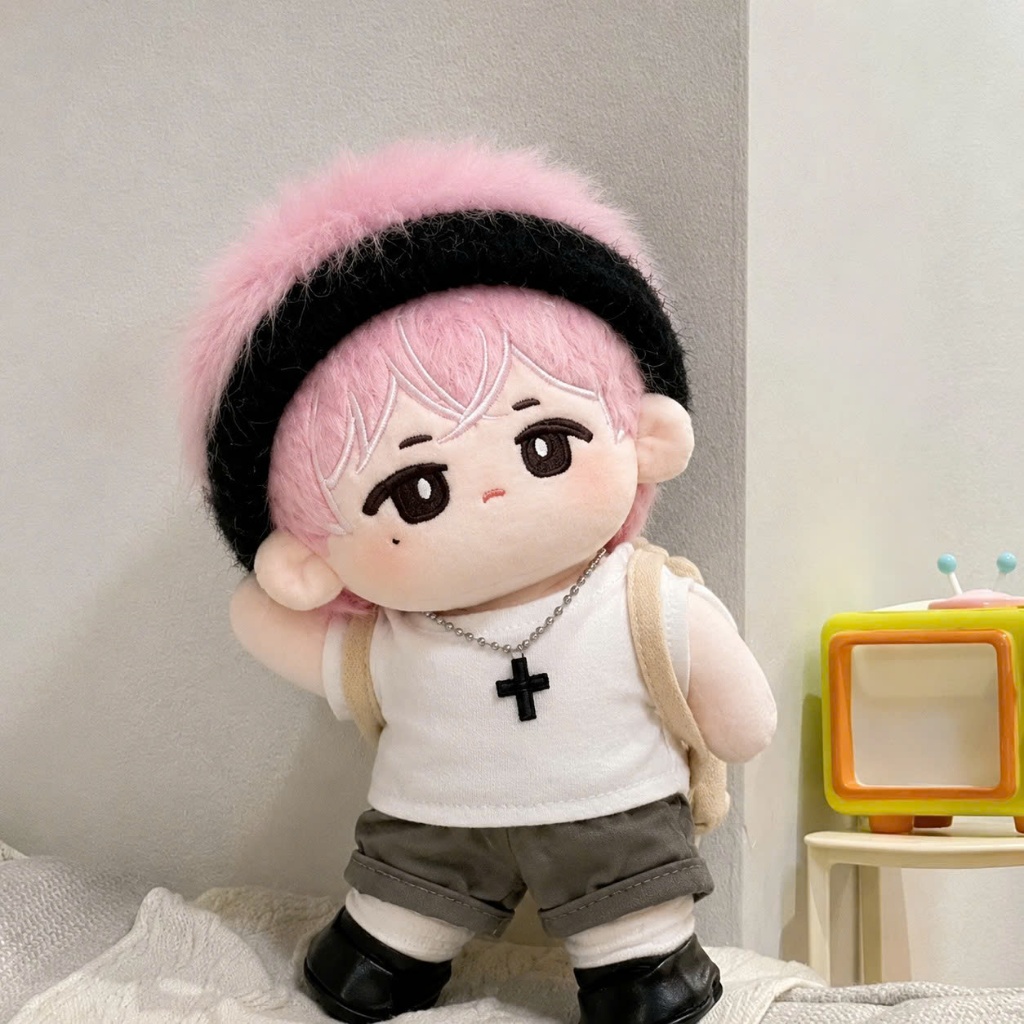 Gấu bông búp bê nam, đồ chơi búp bê cho bé, búp bê 10cm, doll GUAILA TOYs  2026 phụ kiện decor, quà tặng