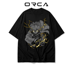 Áo thun Orca in hình Agatsuma Zenitsu Demon Slayer - Vải Cotton cao cấp - ORCA145
