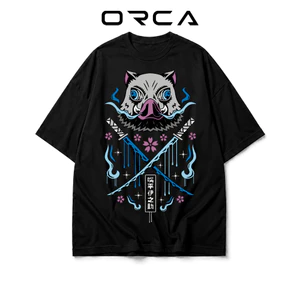 Áo thun Orca in hình Hashibira Inosuke Demon Slayer - Vải Cotton cao cấp - ORCA146