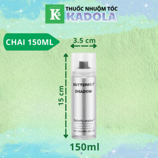 Keo Xịt Tạo Kiểu Tóc Nam Nữ 150ml 320ml 600ml  BUTTERFLY SHADOW Keo Bạc - [Chính Hãng] | Thuốc nhuộm tóc Kadola