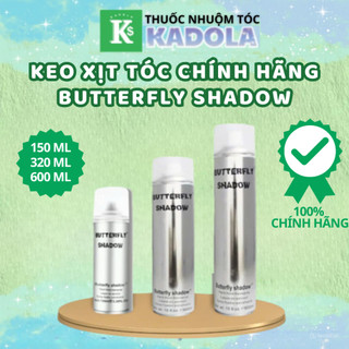 Keo Xịt Tạo Kiểu Tóc Nam Nữ 150ml 320ml 600ml  BUTTERFLY SHADOW Keo Bạc - [Chính Hãng] | Thuốc nhuộm tóc Kadola
