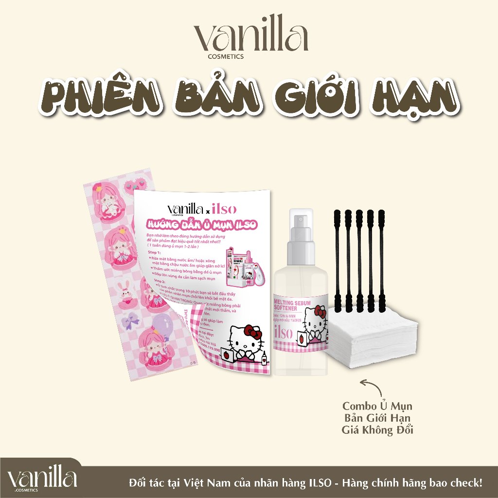 [BẢN GIỚI HẠN]Tinh Chất Ủ Mụn Đầu Đen Làm Mềm Sợi Bã Nhờn ILSO Super Melting Sebum Softener CHIẾT CHÍNH HÃNG VANILLA COS