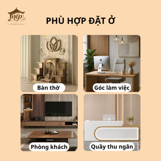Mèo thần tài vẫy tay Đại Cát Tường cao 34cm (vàng - thỏi vàng)