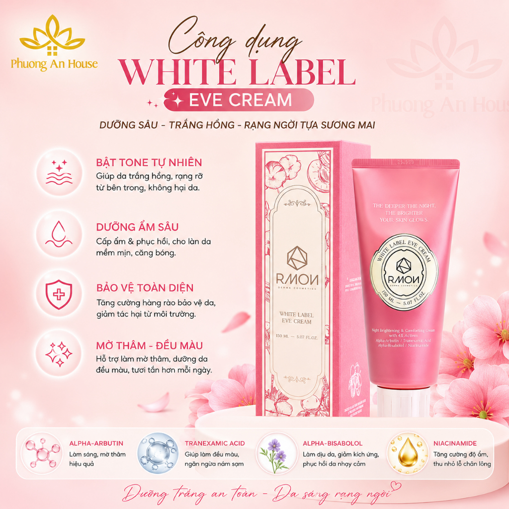 Kem dưỡng trắng da body RMON hàng công ty chính hãng Hàn Quốc 200ml
