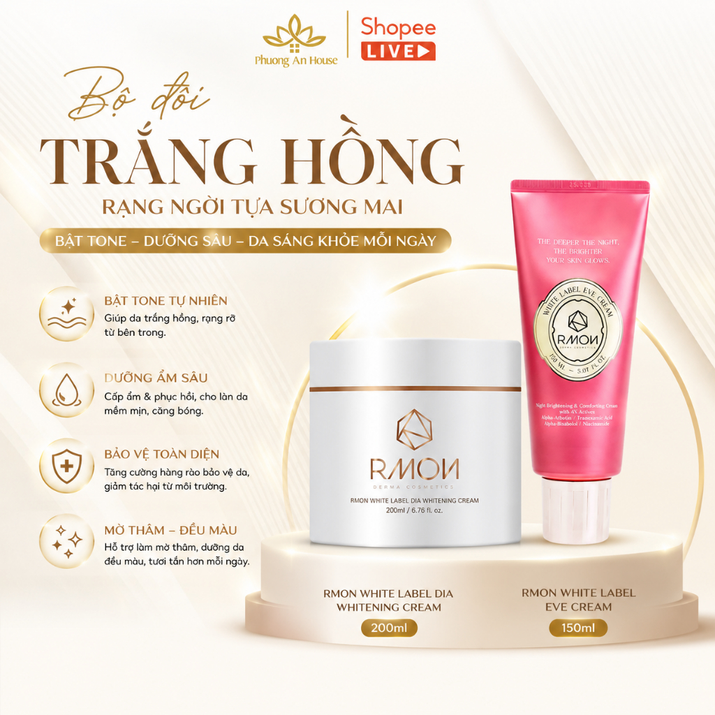 Kem dưỡng trắng da body RMON hàng công ty chính hãng Hàn Quốc 200ml