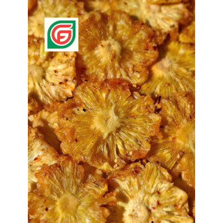 Thơm Sấy Dẻo/ Thơm Sấy Muối Ớt túi 100g, chua ngọt tự nhiên, đạt chuẩn ATTP của nhà GREEN FOOD