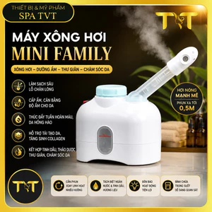 Máy Xông Mặt Nóng Mini Family, Máy Xông Hơi Dưỡng Ẩm Da, Làm Sạch Lỗ Chân Lông Cho Spa & Cá Nhân