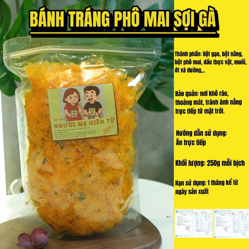 250gr-500gr BÁNH TRÁNG NGƯỜI MẸ HIỀN TỪ