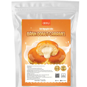 Set nguyên liệu làm bánh donut caramel (8-10 bánh mini)