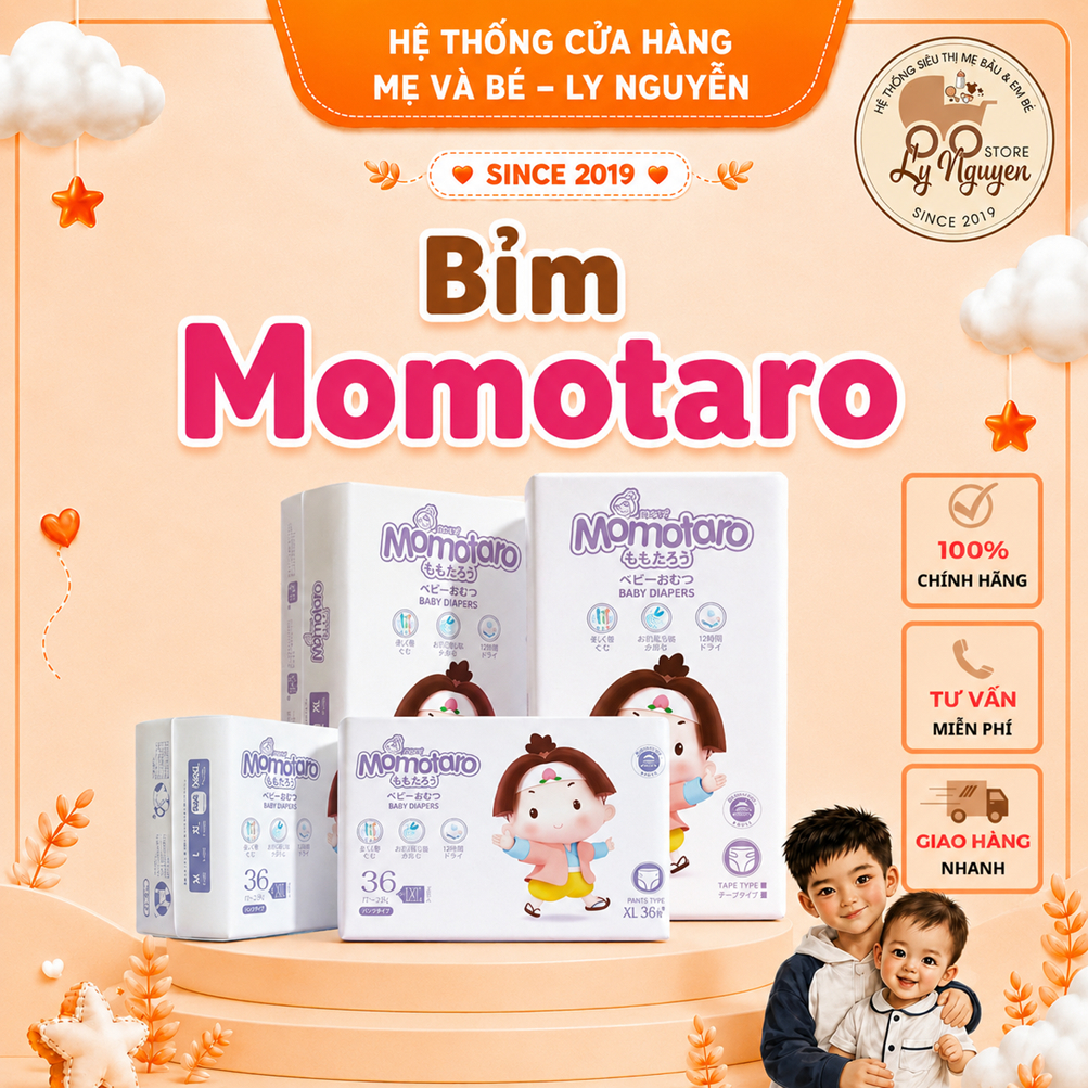[LyNguyenStore] Tã/Bỉm Dán/Quần MOMOTARO chính hãng đủ size