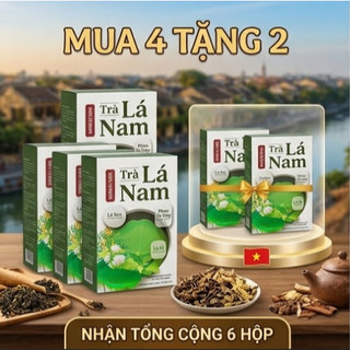 Trà Lá Nam 6 Vị Green Tea Hộp 30 Túi Lọc Hỗ Trợ Giảm Cân, Mát Gan, Thanh Lọc Cơ Thể Chống Lão Hóa