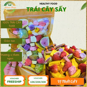 TRÁI CÂY SẤY THĂNG HOA AMAI LOẠI 1 - NGON TRÒN VỊ- NGỌT TỰ NHIÊN - ĂN VẶT HEALTHY