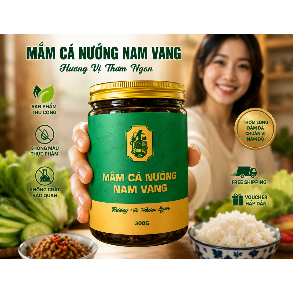 Mắm Cá Nướng Nam Vang 300G  Cá Ngừ Nướng Truyền Thống Thơm Ngon đặc sản miền Tây