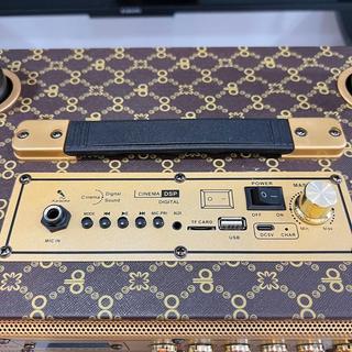 LOA KARAOKE BLUETOOTH XÁCH TAY KIOMIC K9 BASS 20CM, Tặng Kèm 2 Micro Không Dây Hát Siêu Nhẹ.