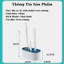 Set 3 Cọ Vệ Sinh Đa Năng, Bộ Chổi Cọ Khe Rãnh Nhà Bếp Nhà Tắm Làm Sạch Chi Tiết