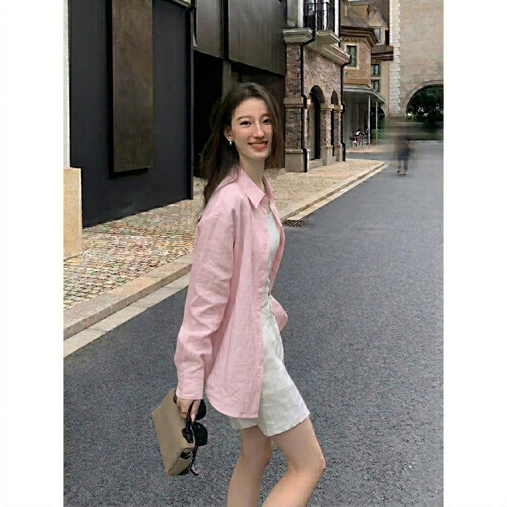𝗦𝗢𝗠𝗜 𝗟𝗶𝗻𝗲𝗻  - Áo Sơ mi Linen tưng gân