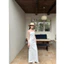 𝗢𝗺 - Đầm Linen cụp ngực dáng dài midi