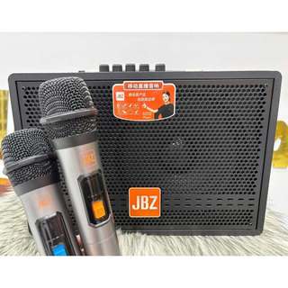 Loa Xách Tay Di Động JBZ J5 Bass 20cm Siêu Trầm Kèm 2 micro, pin trâu, hát cực đã