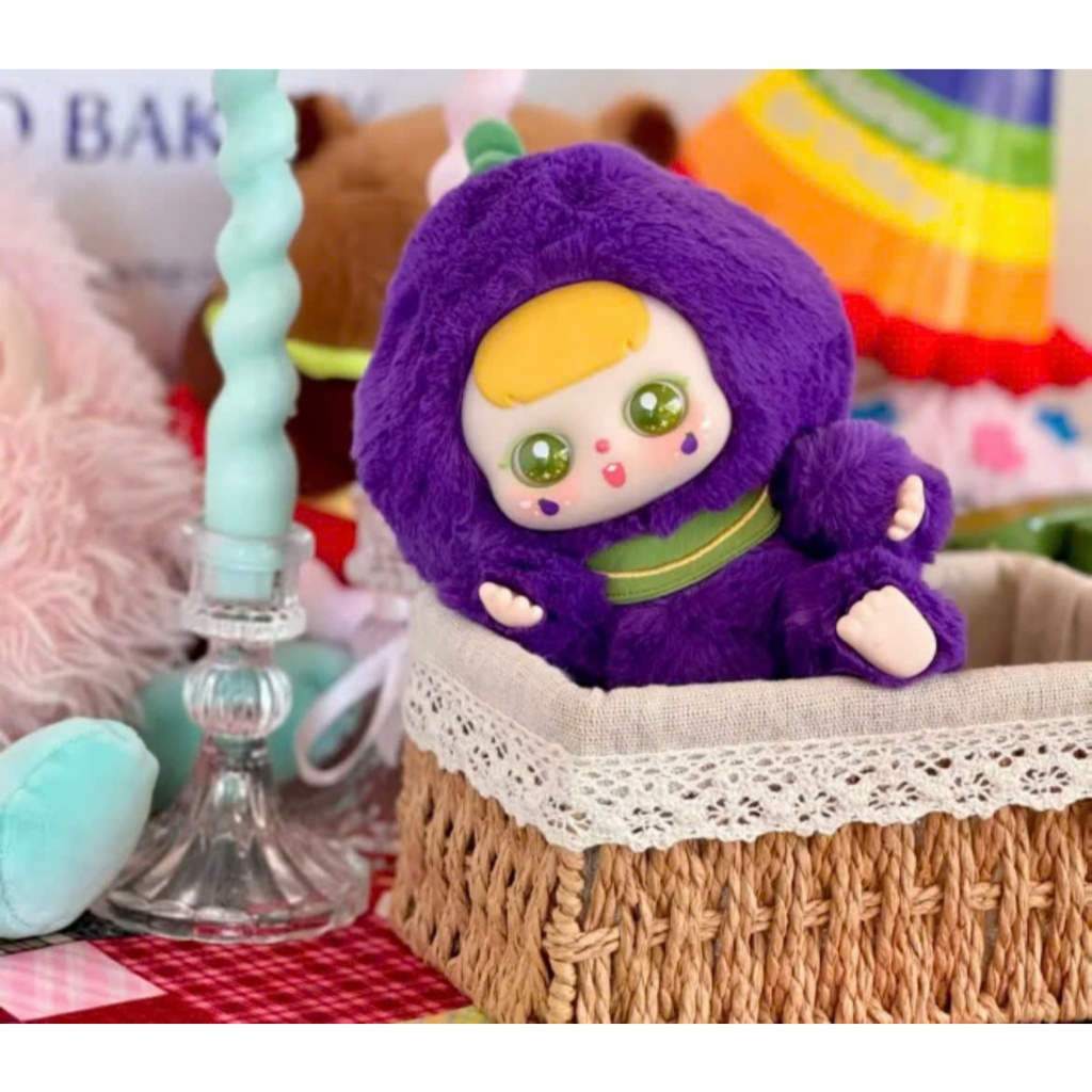 Blind box túi mù móc khoá gấu bông trái cây GUAILA TOYS 20cm, gấu bông dễ thương đồ chơi cho bé hộp mù