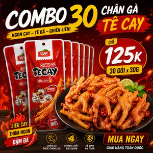 COMBO 30 Chân Gà Tê Cay 30g ngon giòn cay
