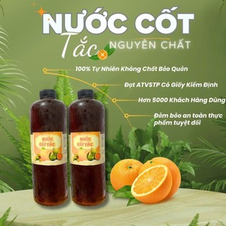 NƯỚC CỐT TẮC ĐƯỜNG PHÈN, NƯỚC CỐT TẮC PHA TRÀ 500ML DÙNG THỬ TIẾT KIỆM