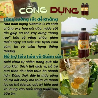 NƯỚC CỐT TẮC ĐƯỜNG PHÈN, NƯỚC CỐT TẮC PHA TRÀ 500ML DÙNG THỬ TIẾT KIỆM