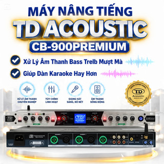 Máy Nâng Tiếng TD ACOUSTIC CB-900PREMIUM Xử Lý Âm Thanh Bass Trelb Mượt Mà, Giúp Dàn Karaoke Hay Hơn